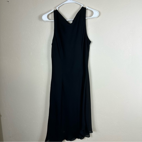 Virgo black sleeves dress.slip on. Size 10 - Picture 3 of 11